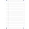 Oxford EasyNotes Bloc-Notes a  Spirales Format A4+ 160 Pages Reglure Lignee 7mm Couverture Polypro Couleur Aleatoire