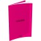 CONQUeRANT SEPT Cahiers 24 x 32 96 pages grands carreaux couverture polypro rose