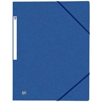 Chemise a  elastique Top File+, a4, Bleu Pastel Noir