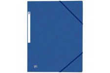 Chemise a  elastique Top File+, a4, Bleu Pastel Noir