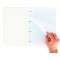 OXFORD Lot de 300 Pages Feuilles Simples A4 (21 x 29, 7cm) Detachables et Perforees Grands Carreaux Seyes + Couverture de protec