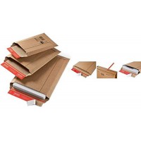 Lot de 50 : ColomPac pochette d'expâ€šdition, en carton ondulâ€š marron dimensions internes: (L)570 x (P)420 x (H)-50 mm, dimens