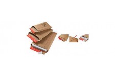 Lot de 50 : ColomPac pochette d'expâ€šdition, en carton ondulâ€š marron dimensions internes: (L)570 x (P)420 x (H)-50 mm, dimens