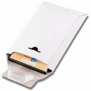 Lot de 100 : ColomPac Pochette d'expedition, en carton rigide B4, blanc 