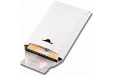 Lot de 100 : ColomPac Pochette d'expedition, en carton rigide B4, blanc 