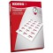 Kores l7037 d'etiquettes universelles, 70 x 37 mm, blanc, 100 feuilles