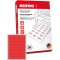 Kores Etiquettes universelles 7 x 3,7 cm 100 feuilles A4 Rouge