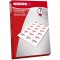 Kores Points marquages imprimables Ø 4 cm 100 feuilles A4 Blanc