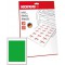 Kores Etiquettes universelles pour dossiers 19,2 x 6,1 cm 25 feuilles A4 Vert