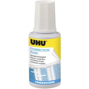 UHU Liquide de correction Correction Fluid, blanc, 20 ml