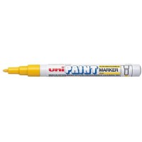 UNI-BALL Marqueur PAINT Marker PX21 Pte conique fine 0,8 - 1,2mm Jaune