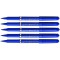 UNI-BALL Lot de 5 Feutres d'ecriture Sign Pen MYT7 pointe moyenne 0,7mm bleu