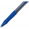 Uni-ball SN100/14 B Laknock Stylo a bille retractable Bleu Extra large