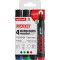 Uni Prockey - UNI-BALL - Uni Mitsubishi Pencil - Marqueur Permanent Inodore PM126 - Multisupport, Base Eau, Sans Odeur - Pointe 