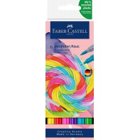 Faber-Castell Goldfaber Aqua Lot de 6 marqueurs doubles
