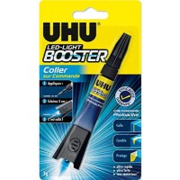 UHU Booster, Colle Activee par UV, Tube 3g, Transparent