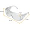 9161 Lunettes de protection UV400 - EN 166/170 - transparent