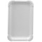 11057 Lot de 250 assiettes jetables carrees en carton 100 % fibres fraiches, 11 x 17,5 cm, qualite alimentaire, compostable, pou