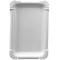 Assiettes Carton Pure Rectangulaire, Dim.:130x200mm