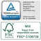 Assiettes Carton Pure Rectangulaire, Dim.:130x200mm