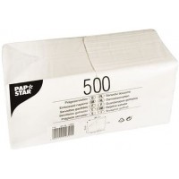 12391 Papier velin Blanc 500pezzo (Les) Serviette de Papier