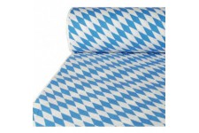 Nappe en Papier 50M X 1M Motifs Oktoberfest Bleu De Baviere