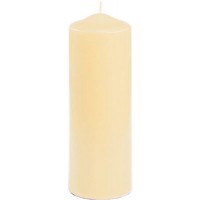 Cream Pillar Candle 20cm H