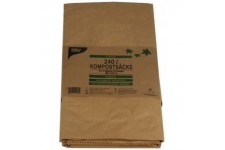 Sac compostable, 240 litres, brun