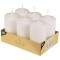 Bougie cylindrique, diamŠtre: 60 mm, blanc