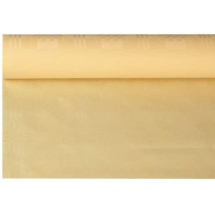 18587 Nappe en Papier en Rouleau Creme 8 x 1,2 m