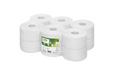 Lot de 12 : satino by Papier Toilette Gros Rouleau Comfort, 180 m Noir