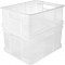 keeeper Boite de Transport Euro-Box XL, Plastique Robuste (PP), 43 x 35 x 24 cm, 28 l, Bruno, Natural Transparent