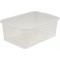 keeeper Storage Box, Sturdy Plastic (PP), 4.5 l, 30 x 20 x 11 cm, Transparent-Natural