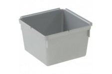 keeeper Organising System, Unlimited Extensions, Sturdy plastic (PP), 8 x 8 x 5 cm, Silver