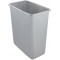 keeeper Premium Waste Bin with Flip Lid, Soft Touch, 25 Litre, Magne, Silver