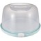 keeeper Boite de Transport pour Gateaux avec Rainures de Decoupe et Plateau de Service, Plastique sans BPA, 38 x 37,5 x 21 cm, E