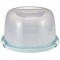 keeeper Boite de Transport pour Gateaux avec Rainures de Decoupe et Plateau de Service, Plastique sans BPA, 38 x 37,5 x 21 cm, E