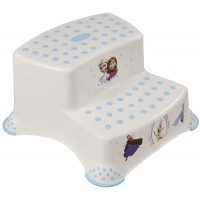keeeper Tabouret a  Deux Marches La Reine des Neiges, De 3 a  14 ans Environ, Fonction Antiderapante, Igor, Blanc