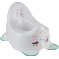 keeeper Peppa Pig Pot pour Bebe, De 18 Mois a 3 Ans Environ, Antiderapant, Adam, Gris