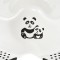 Keeeper Panda Pot pour Bebe, De 18 Mois a 3 Ans Environ, Antiderapant, Adam, Blanc