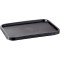 Fast Food tray, plateau de service incassable et lavable au lave-vaisselle, Made in Germany, 35 x 27 cm, hauteur 2 cm, noir