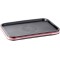 Fast Food tray, plateau de service incassable et lavable au lave-vaisselle, Made in Germany, 35 x 27 cm, hauteur 2 cm, noir