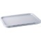 Fast Food tray, plateau de service incassable et lavable au lave-vaisselle, Made in Germany, 35 x 27 cm, hauteur 2 cm, gris