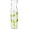  Carafe en verre "Dots", Carafe a  eau en verre, Carafe a  eau transparente avec couvercle en liege, Carafe en verre, hauteur 27