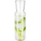  Carafe en verre "Dots", Carafe a  eau en verre, Carafe a  eau transparente avec couvercle en liege, Carafe en verre, hauteur 27