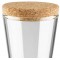  Carafe en verre "Dots", Carafe a  eau en verre, Carafe a  eau transparente avec couvercle en liege, Carafe en verre, hauteur 27