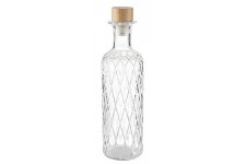 Carafe en Verre Diamond Ø 8 cm, Hauteur 28 cm, 0,8 l