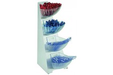 Multi-Rack, etagere de cuisine, cadre, goulotte a  portions, distributeur de portions, distributeur, acier inoxydable 18/0, volu