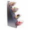 Multi-Rack, etagere de cuisine, cadre, goulotte a  portions, distributeur de portions, distributeur, acier inoxydable 18/0, volu