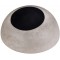  Bol "Element" - Bol en beton de haute qualite avec dessous protegeant les meubles - Empilable et de dimension Ø : 22 x H : 6 cm